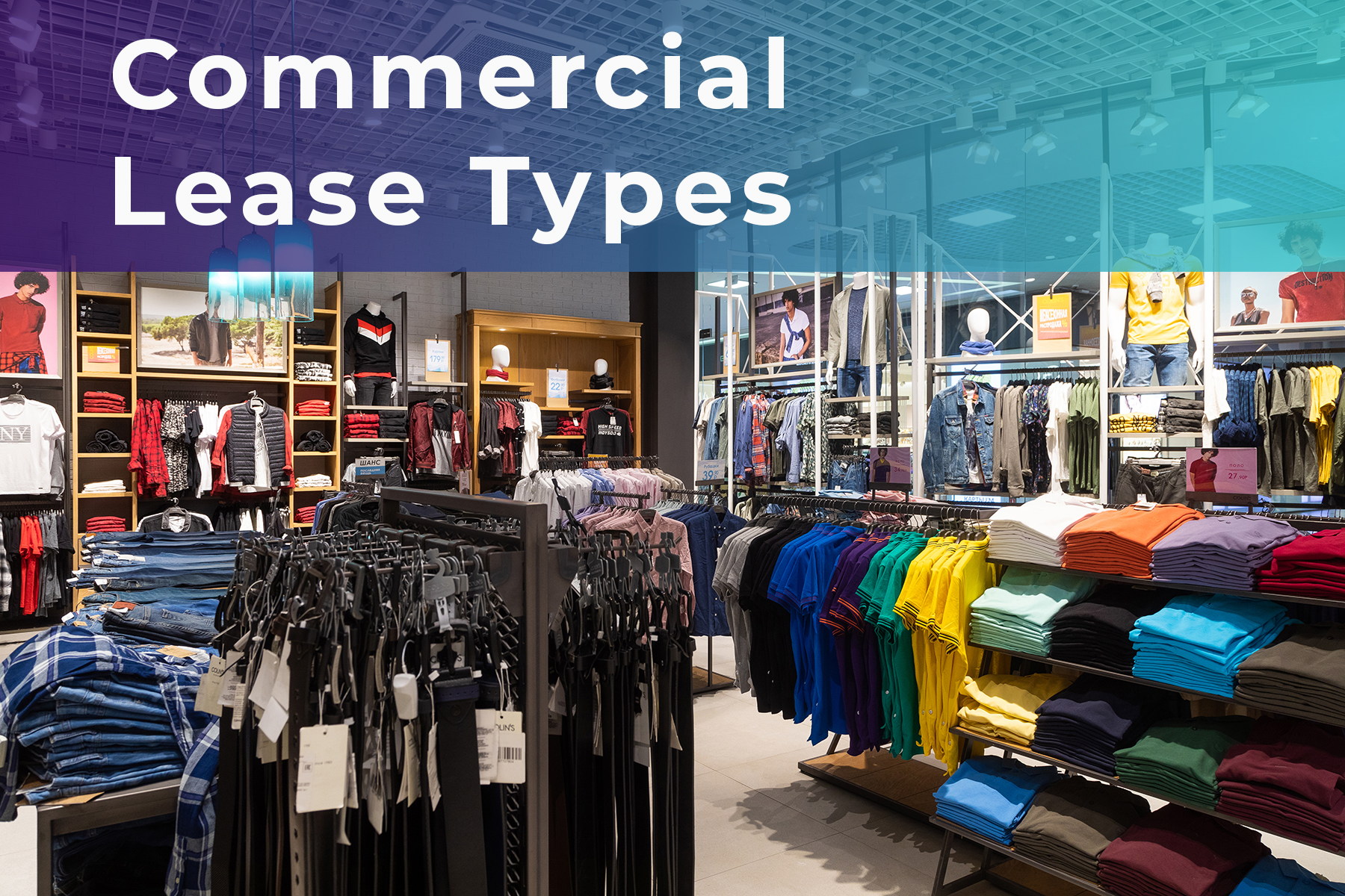 COMMERCIAL LEASE TYPES