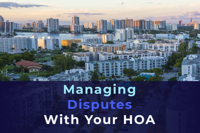 Managing HOA Disputes