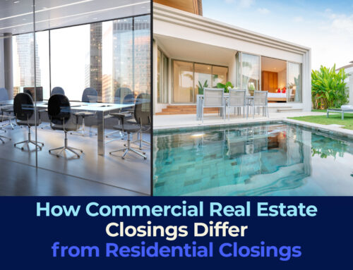 How Commercial Real Estate Closings Differ from Residential Closings