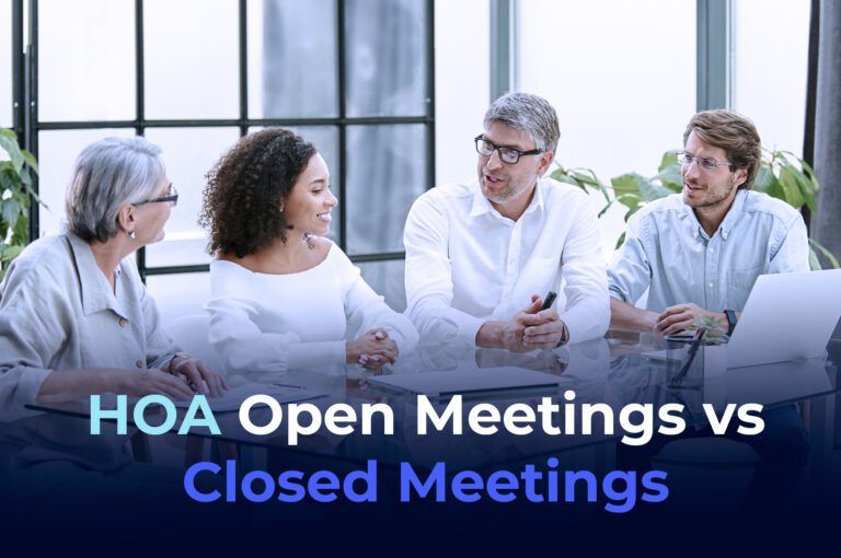 HOA Open Meetings vs Closed Meetings